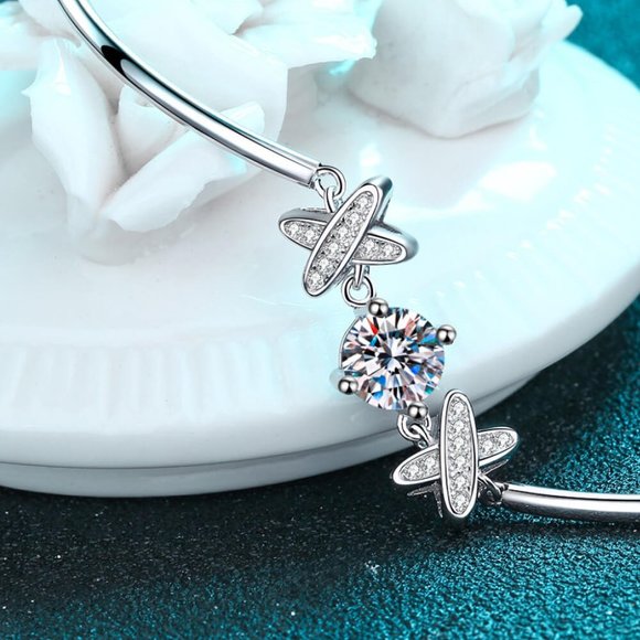 Happy State of Mind 1 Carat Moissanite Bracelet For Women - Picture 5 of 6